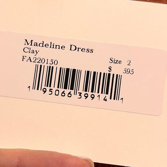 NWT Ulla Johnson Madeline Smocked Dress Clay Handmade Sz 2 MSRP $595 - Picture 8 of 12